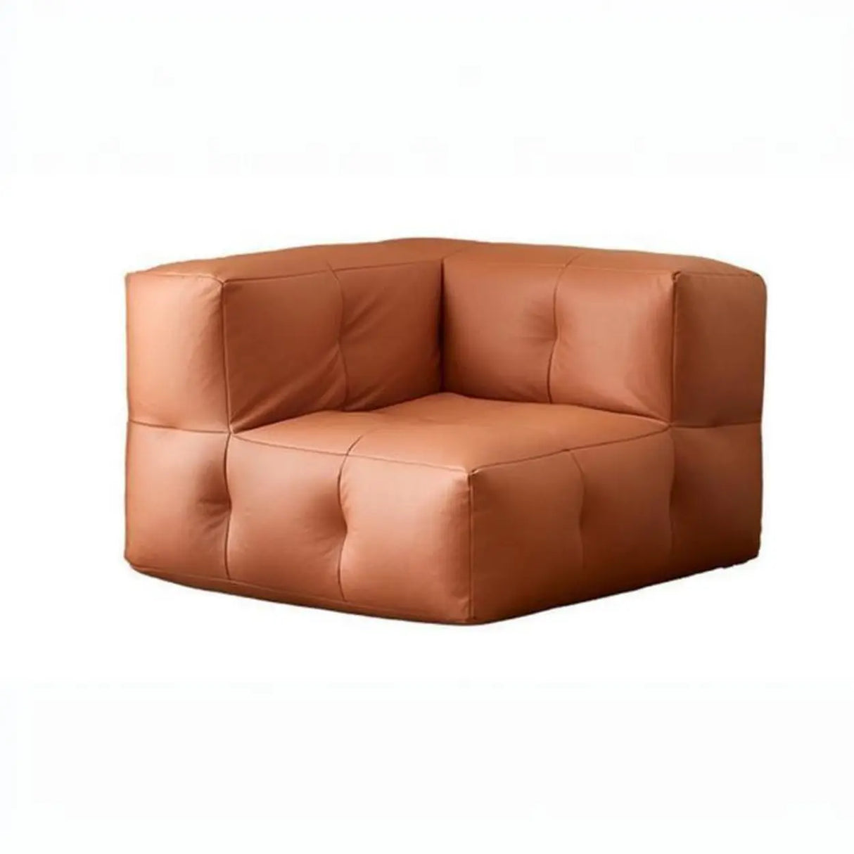 Yellow Tech Cloth Biscuit Back Reclining Corner Chair Image - 11