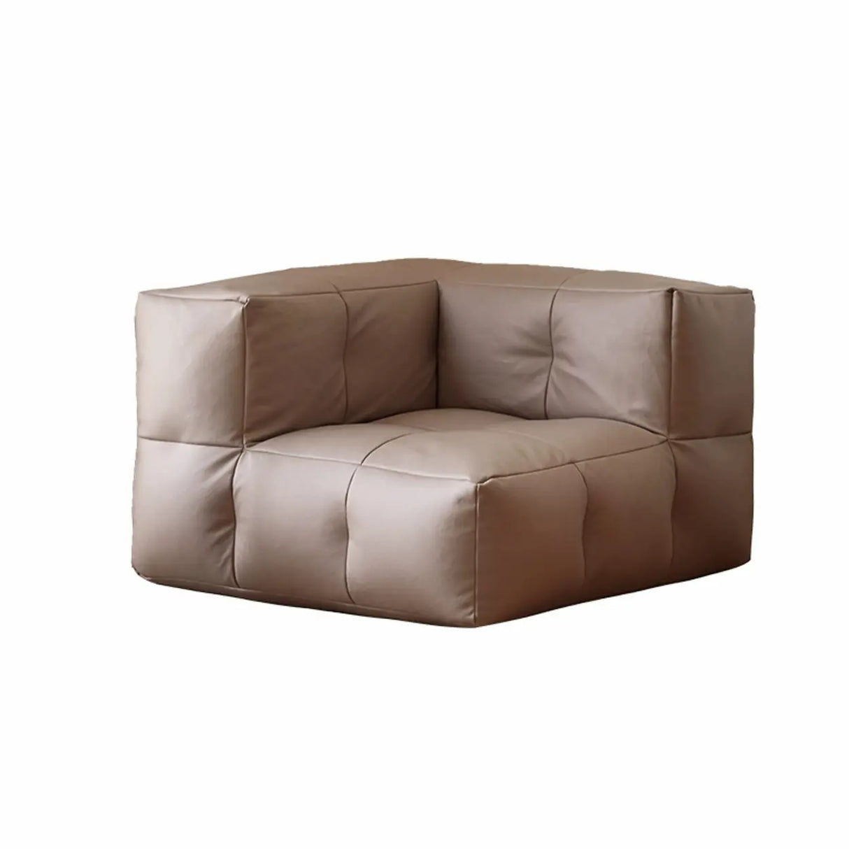 Yellow Tech Cloth Biscuit Back Reclining Corner Chair Image - 21