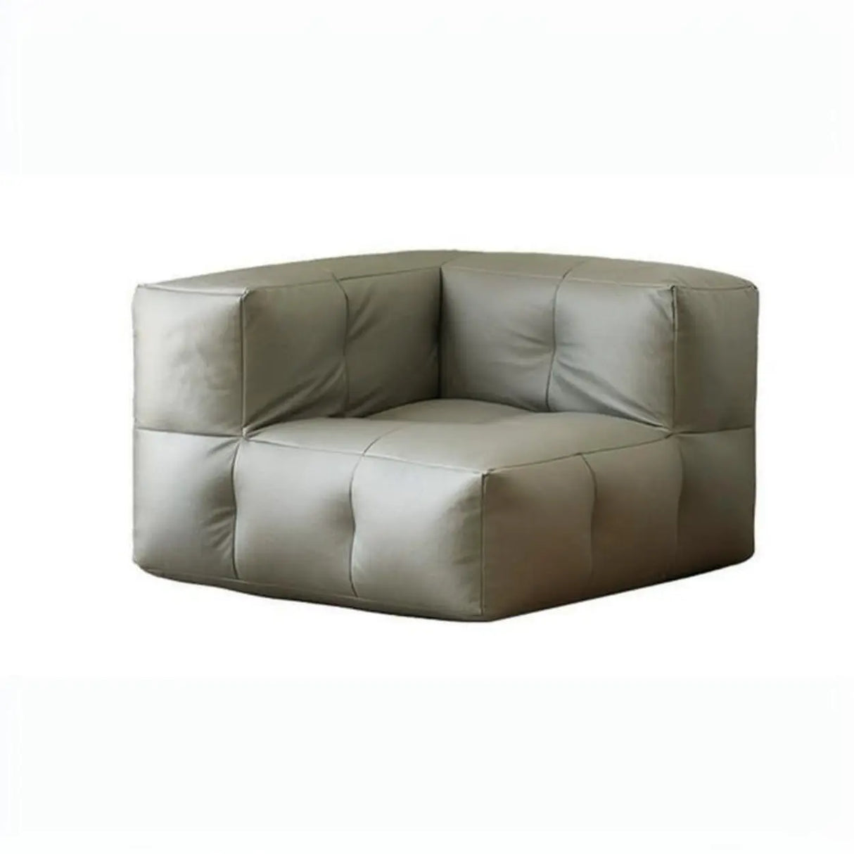 Yellow Tech Cloth Biscuit Back Reclining Corner Chair Image - 5