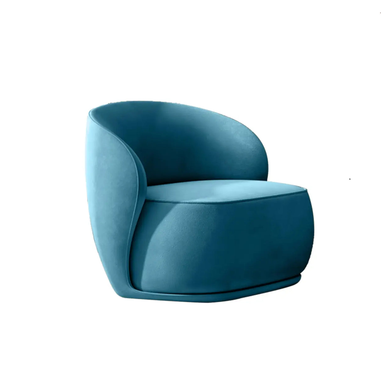 Yellow Velvet Tight Back High-Back Foam Fill Arm Chair Image - 9