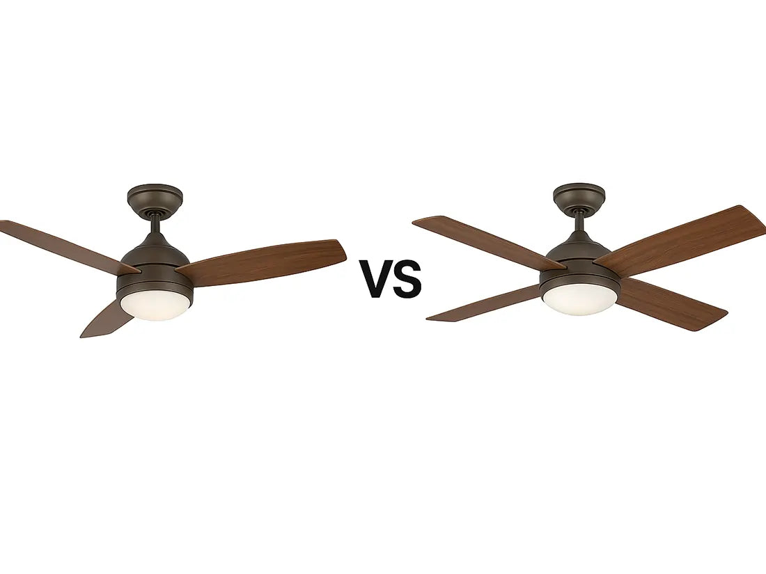 3-Blade VS 4-Blade Ceiling Fan – Homebaa