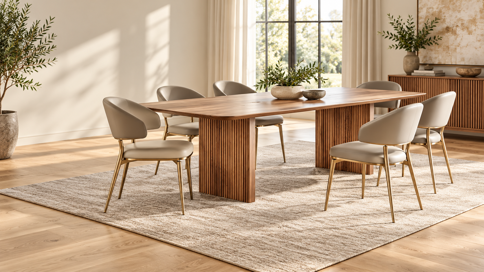Make Your Dining Table Feel Complete With the Right Rug Size
