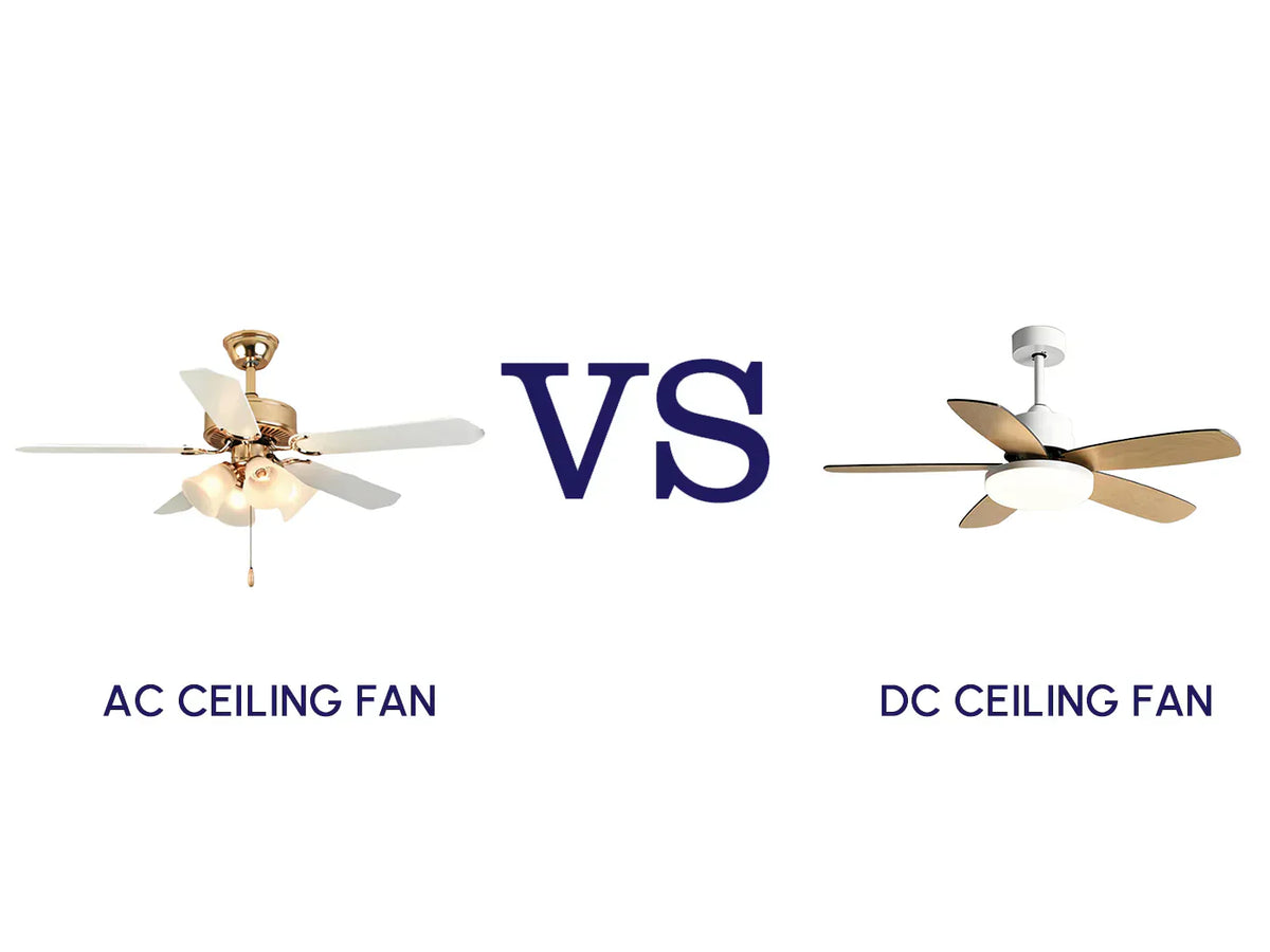 AC vs. DC Ceiling Fans: Which One Should You Choose? – Homebaa