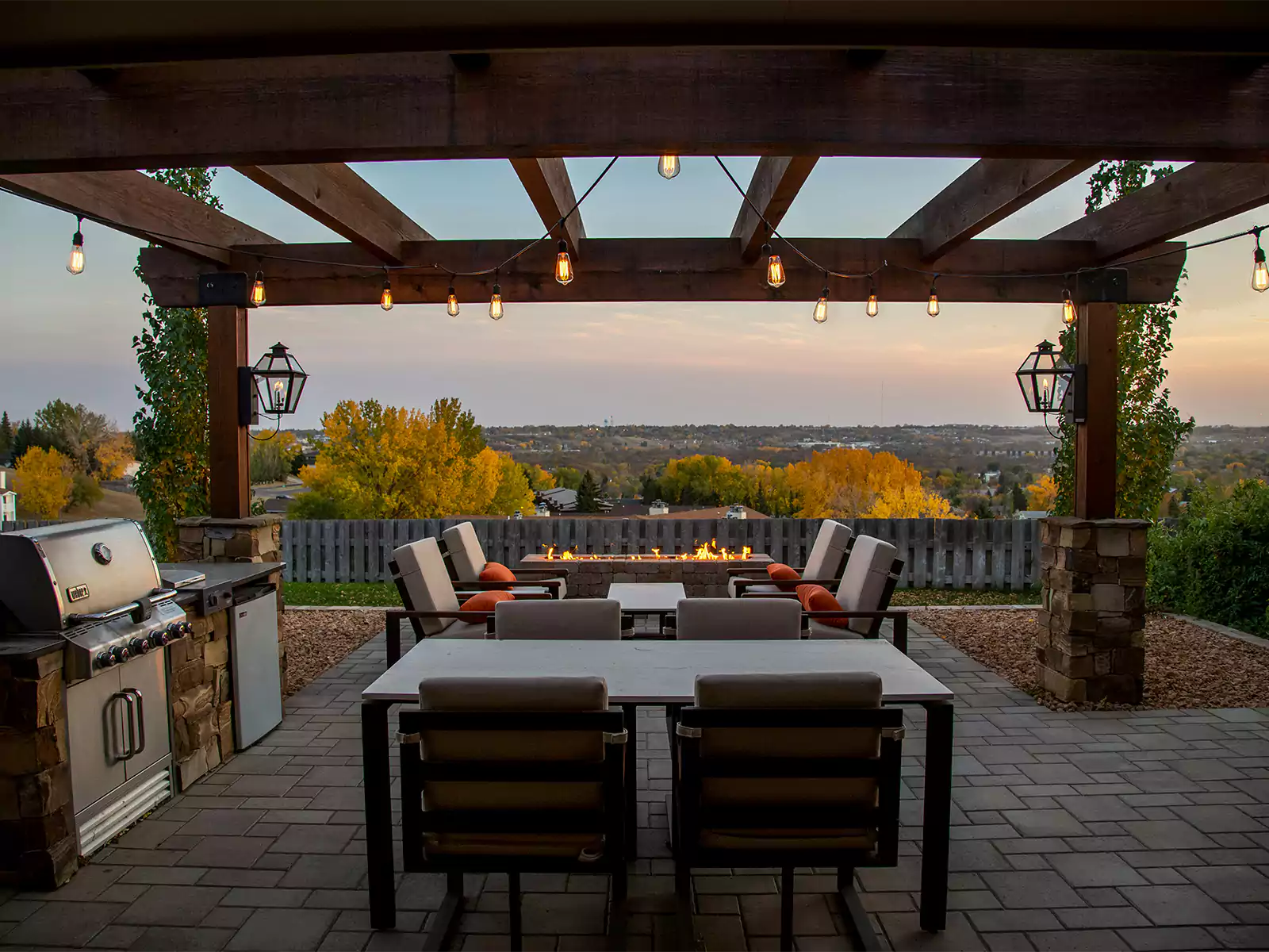 Patio Setting Banner