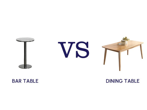 Bar Table vs Dining Table: Face-Off On Function and Practicality