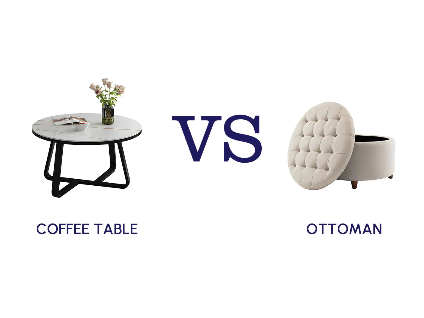 Coffee Table vs. Ottoman