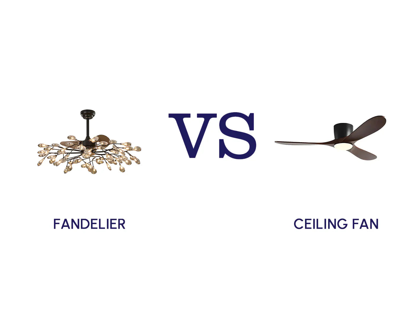 Fandelier vs Ceiling Fan