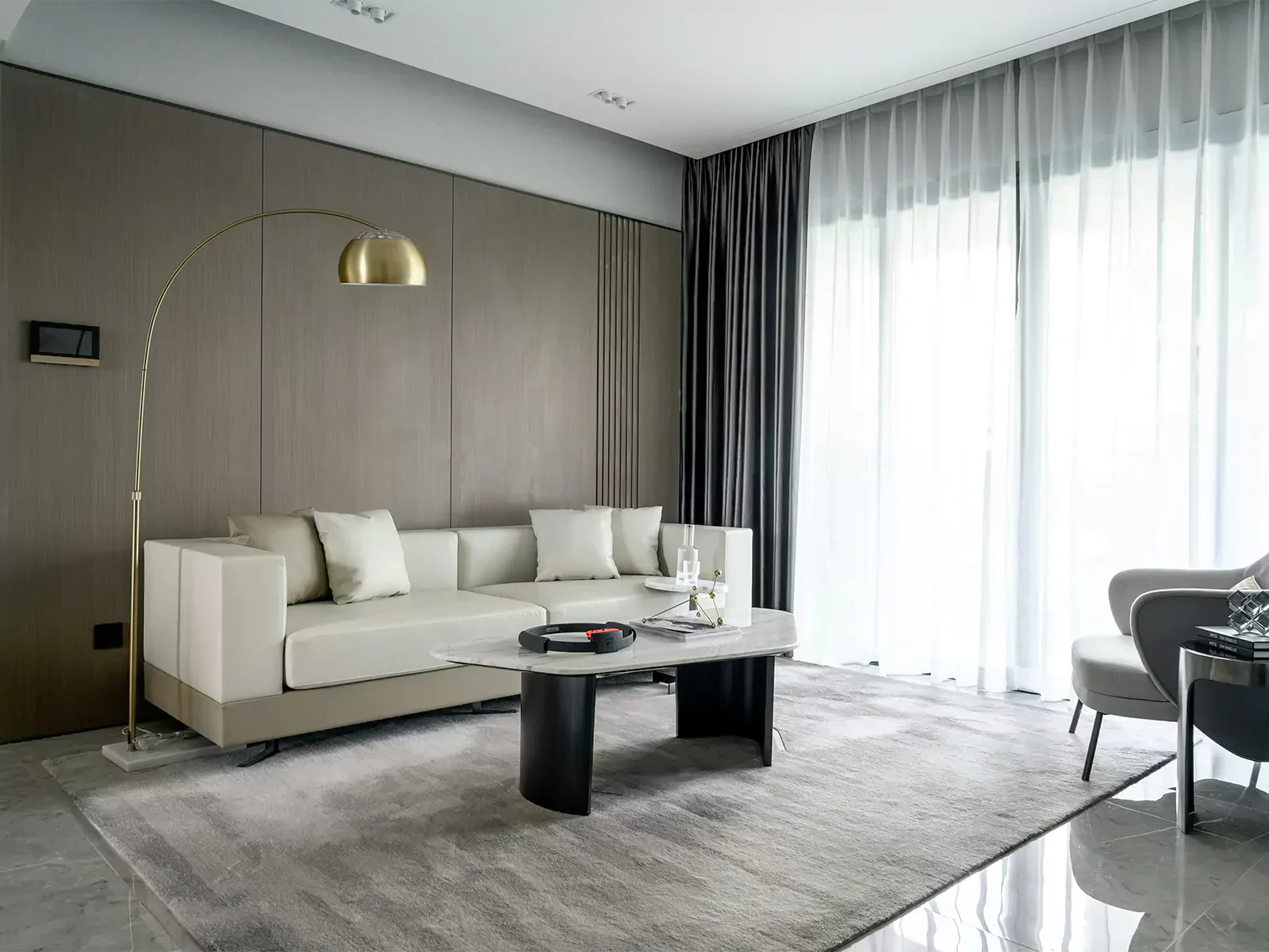 Living Room Arc Floor Lamp