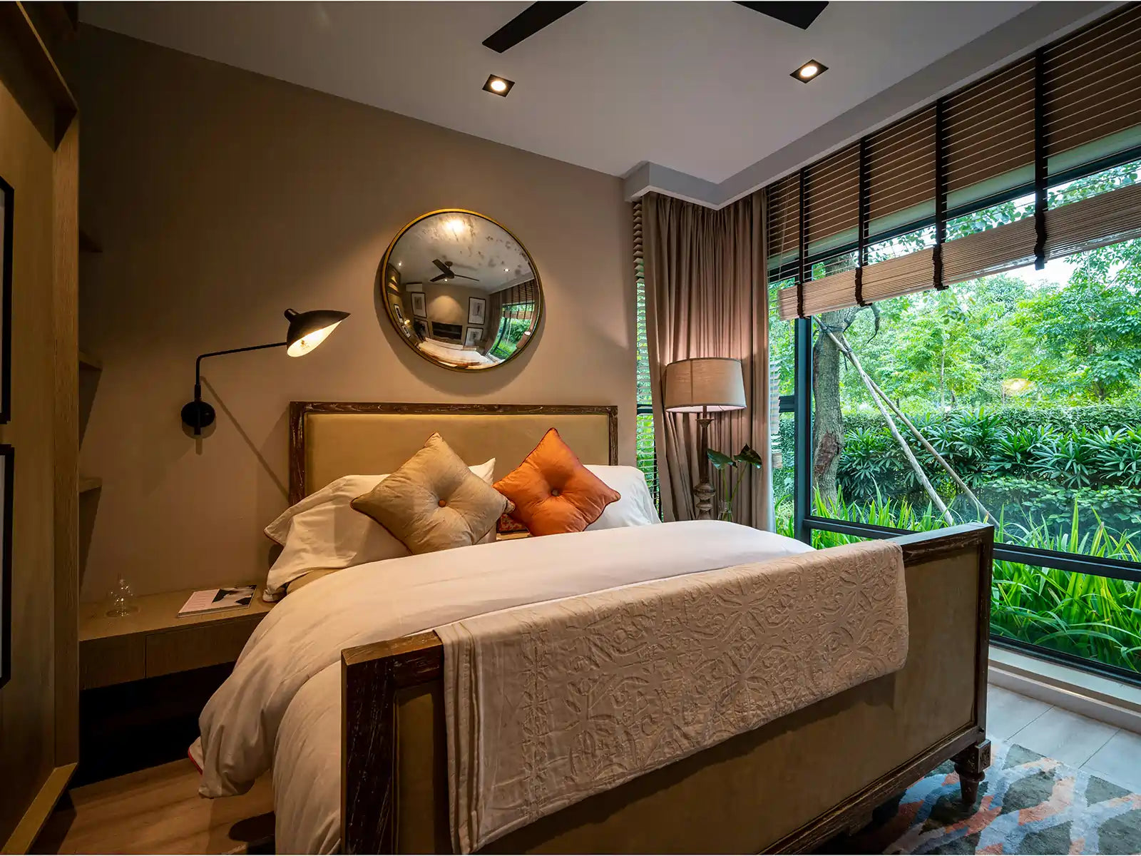 Bedroom Swing Arm Lamp