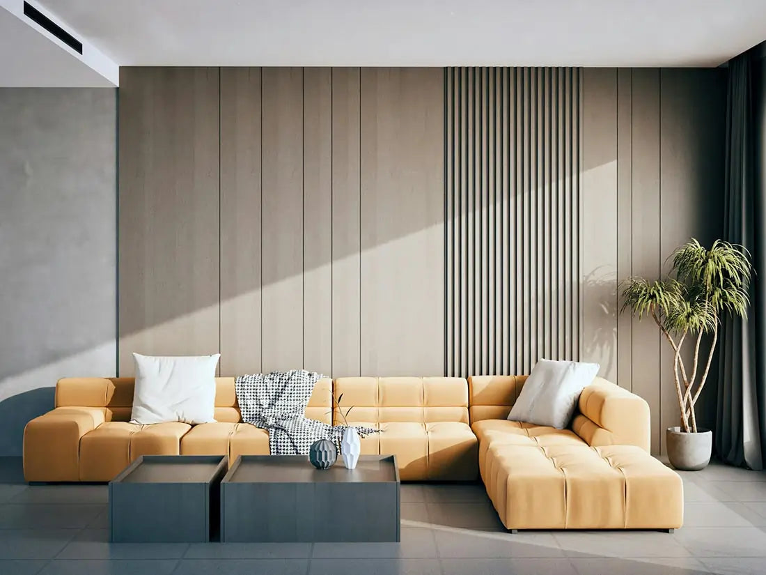 Compressed Sofa in Living Room
