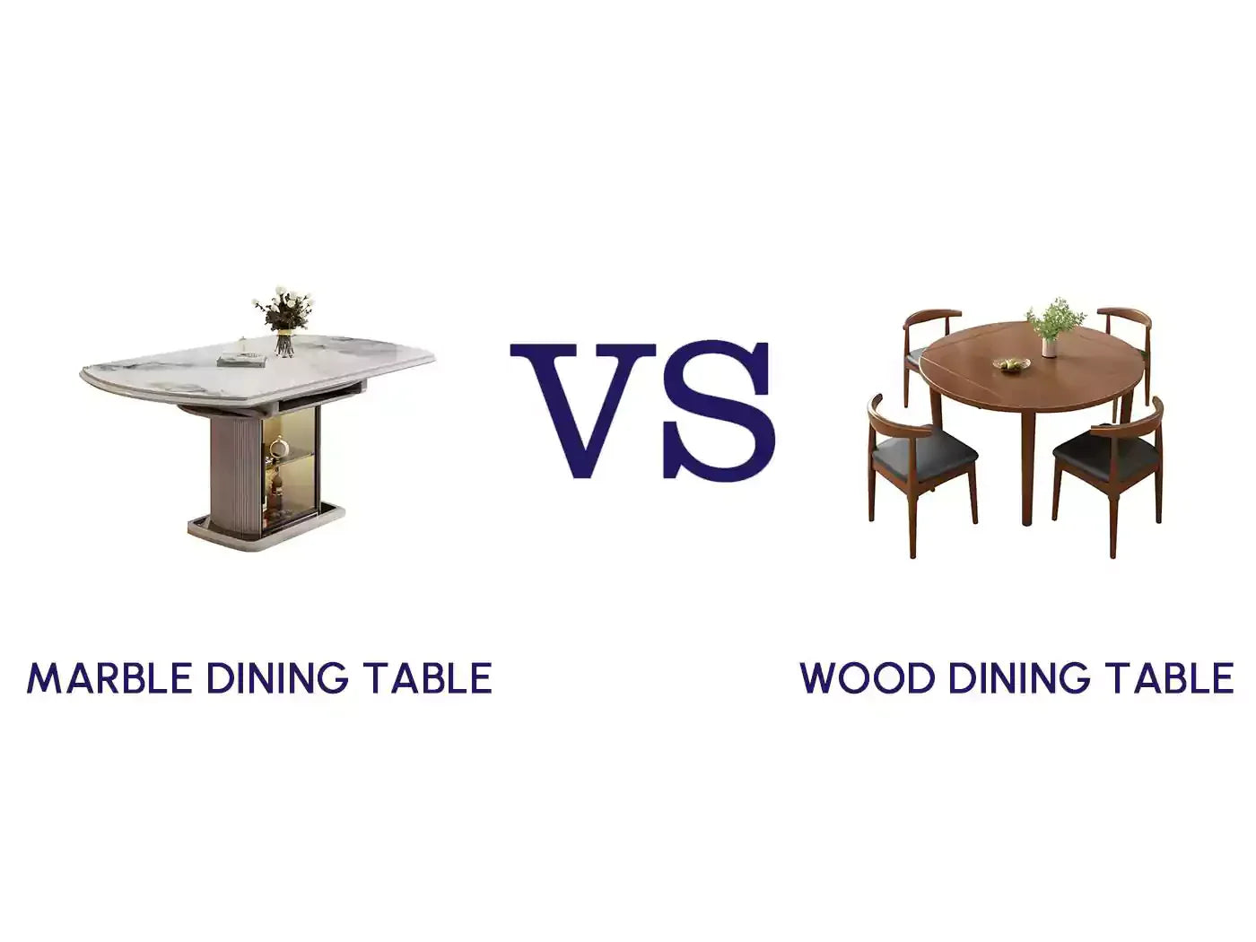 Wood vs Marble Dining Table: Choosing the Right Material for Your Home