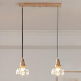 2-Light Modern Decorative Floral Dome Island Light Image - 1