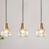 2-Light Modern Decorative Floral Dome Island Light Image - 4
