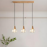2-Light Modern Decorative Floral Dome Island Light Image - 9