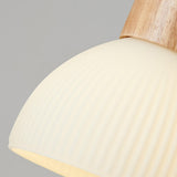 3-Light Contemporary Ribbed Dome Island Pendant Light Image - 13