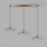 3-Light Elegant Floral Adjustable Island Light Fixture Image - 7