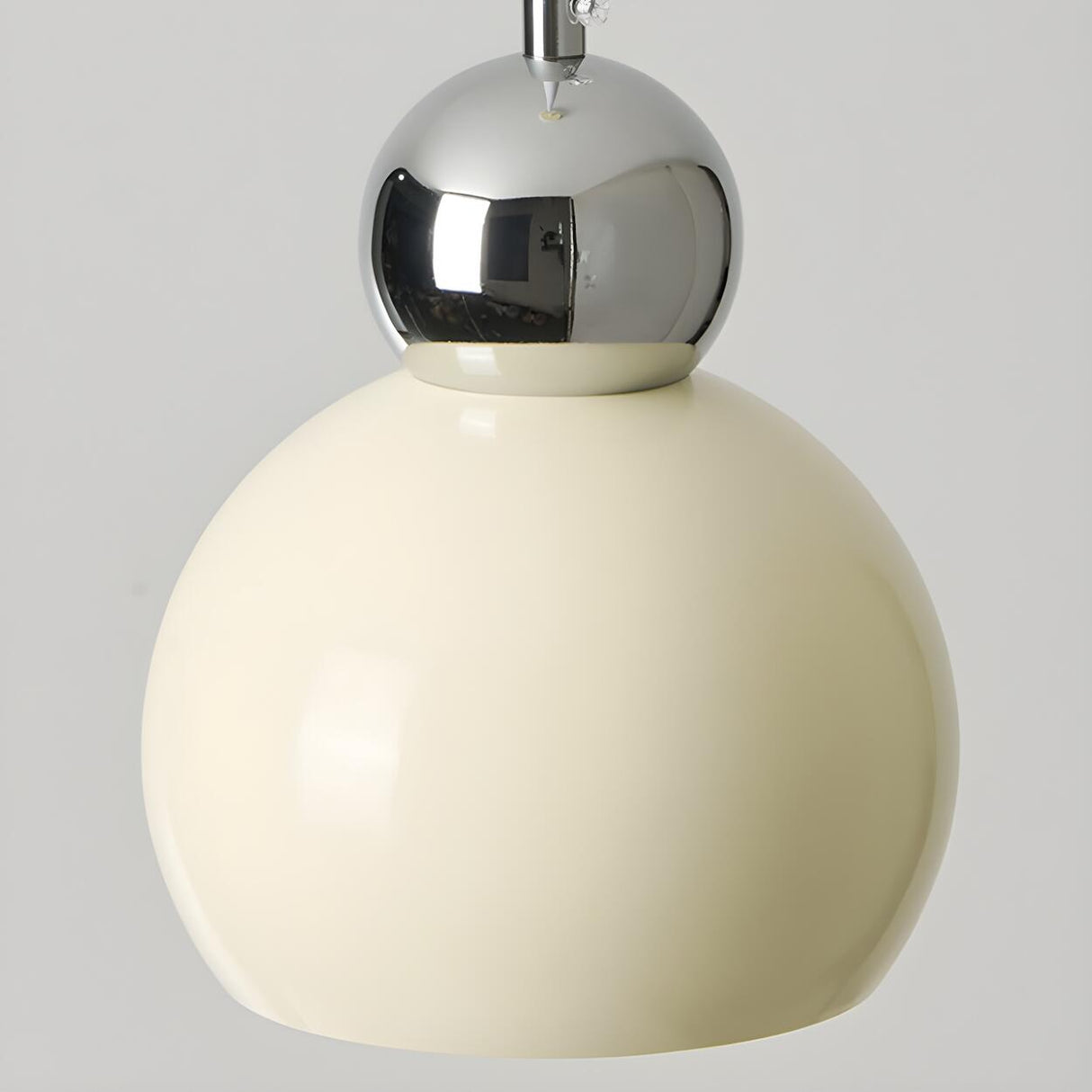 3-Light Minimalist Dome Orange Island Pendant Light Image - 9