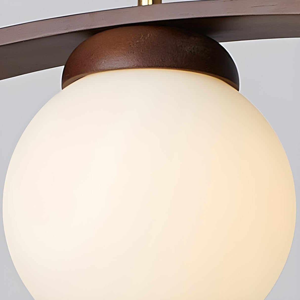3-Light Modern Arc and Globe Island Pendant Light Image - 11