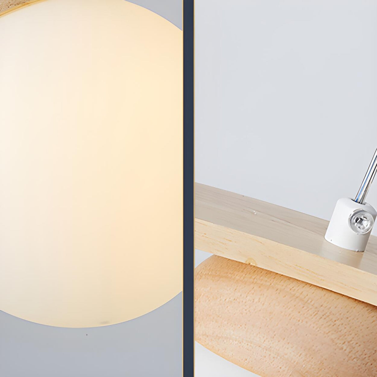 3-Light Modern Arc and Globe Island Pendant Light Image - 13