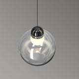 3-Light Modern Black Globe Island Pendant Light Image - 14