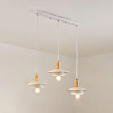 3-Light Modern Colorful Saucer Island Pendant Light Image - 2