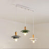 3-Light Modern Colorful Saucer Island Pendant Light Image - 3