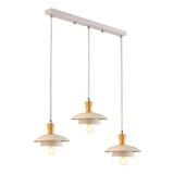 3-Light Modern Colorful Saucer Island Pendant Light Image - 7