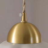 3-Light Modern Dome Adjustable Island Hanging Light Image - 8