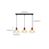 3-Light Modern Dome Clear Glass Island Pendant Light Image - 14