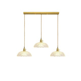 3-Light Modern Dome Glass LED Island Light Fixture Image - 7