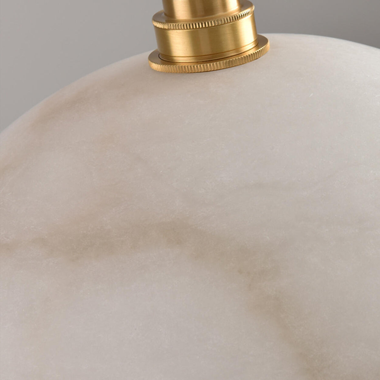 3-Light Modern Dome Stone Gold Island Pendant Light Image - 10