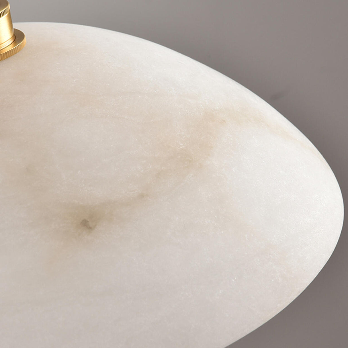 3-Light Modern Dome Stone Gold Island Pendant Light Image - 9