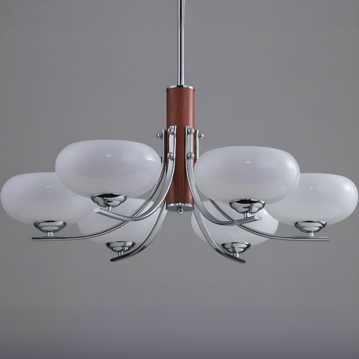 3-Light Modern Kitchen Wood  Pendant Chandelier Image - 11