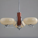 3-Light Modern Kitchen Wood  Pendant Chandelier Image - 13
