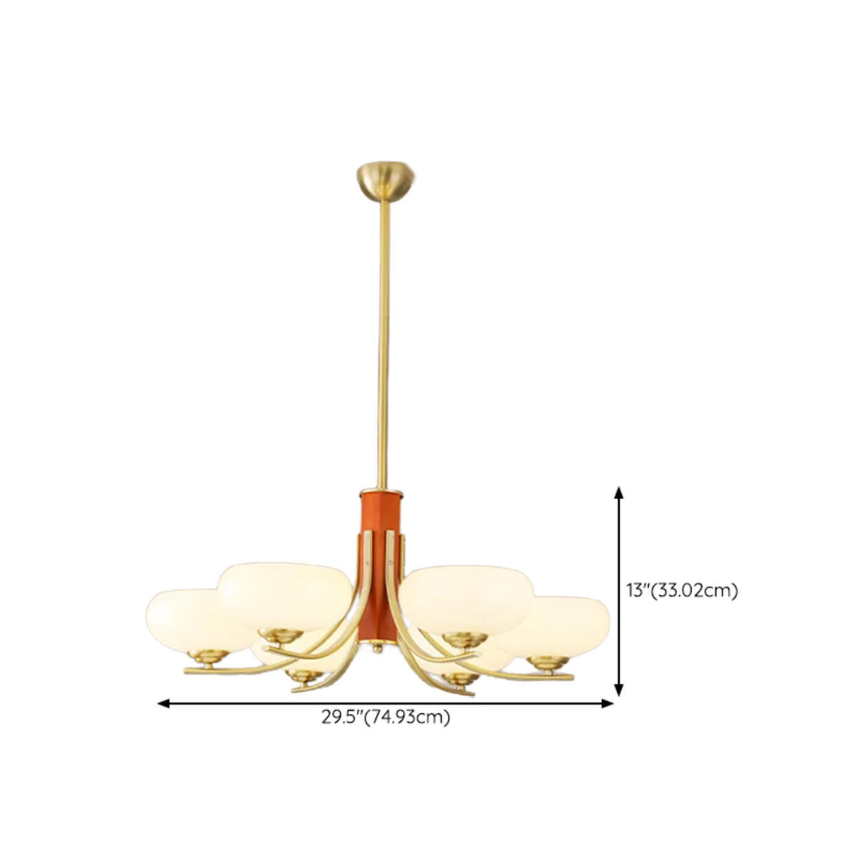 3-Light Modern Kitchen Wood  Pendant Chandelier Image - 26