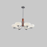 3-Light Modern Kitchen Wood  Pendant Chandelier Image - 3