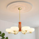 3-Light Modern Kitchen Wood  Pendant Chandelier Image - 4