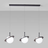 3-Light Modern Planet Adjustable Island Pendant Light Image - 3