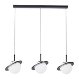3-Light Modern Planet Adjustable Island Pendant Light Image - 7