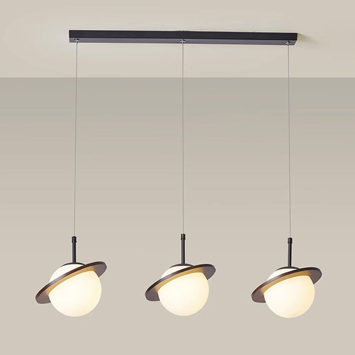 3-Light Modern Planet Adjustable Island Pendant Light Image - 8
