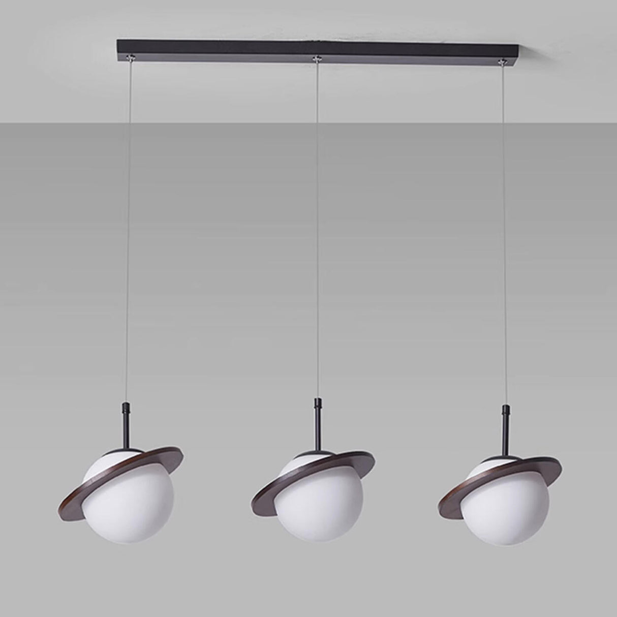 3-Light Modern Planet Adjustable Island Pendant Light Image - 9