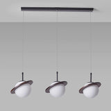 3-Light Modern Planet Adjustable Island Pendant Light Image - 9