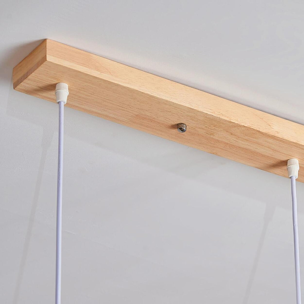 3-Light Modern Wood and Glass Cone LED Island Light Image - 8
