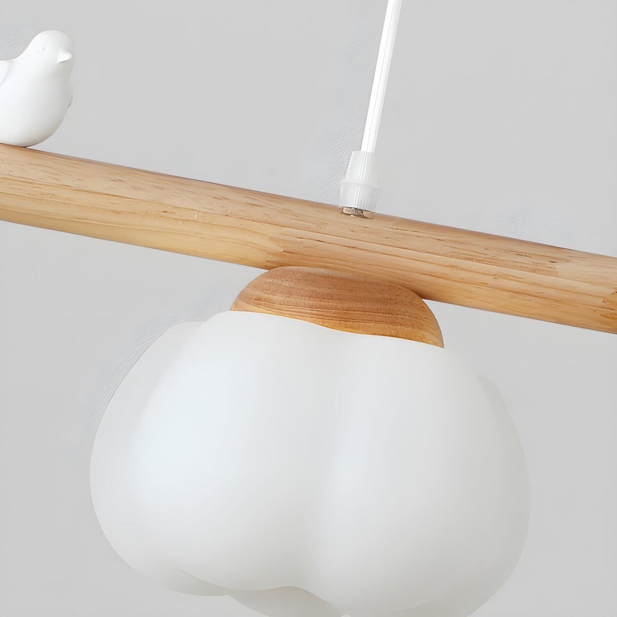 3-Light Modish Bird and Pumpkin Island Pendant Light Image - 8
