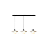 3-Light Modish Disc and Cone Island Pendant Light Image - 5