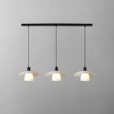 3-Light Modish Disc and Cone Island Pendant Light Image - 6