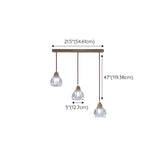 3-Light Scandinavian Flower Island Pendant Light #size
