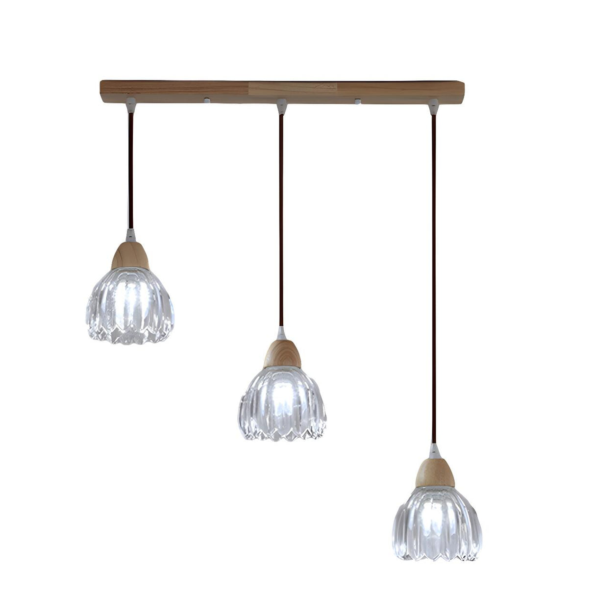 3-Light Scandinavian Flower Island Pendant Light Image - 6