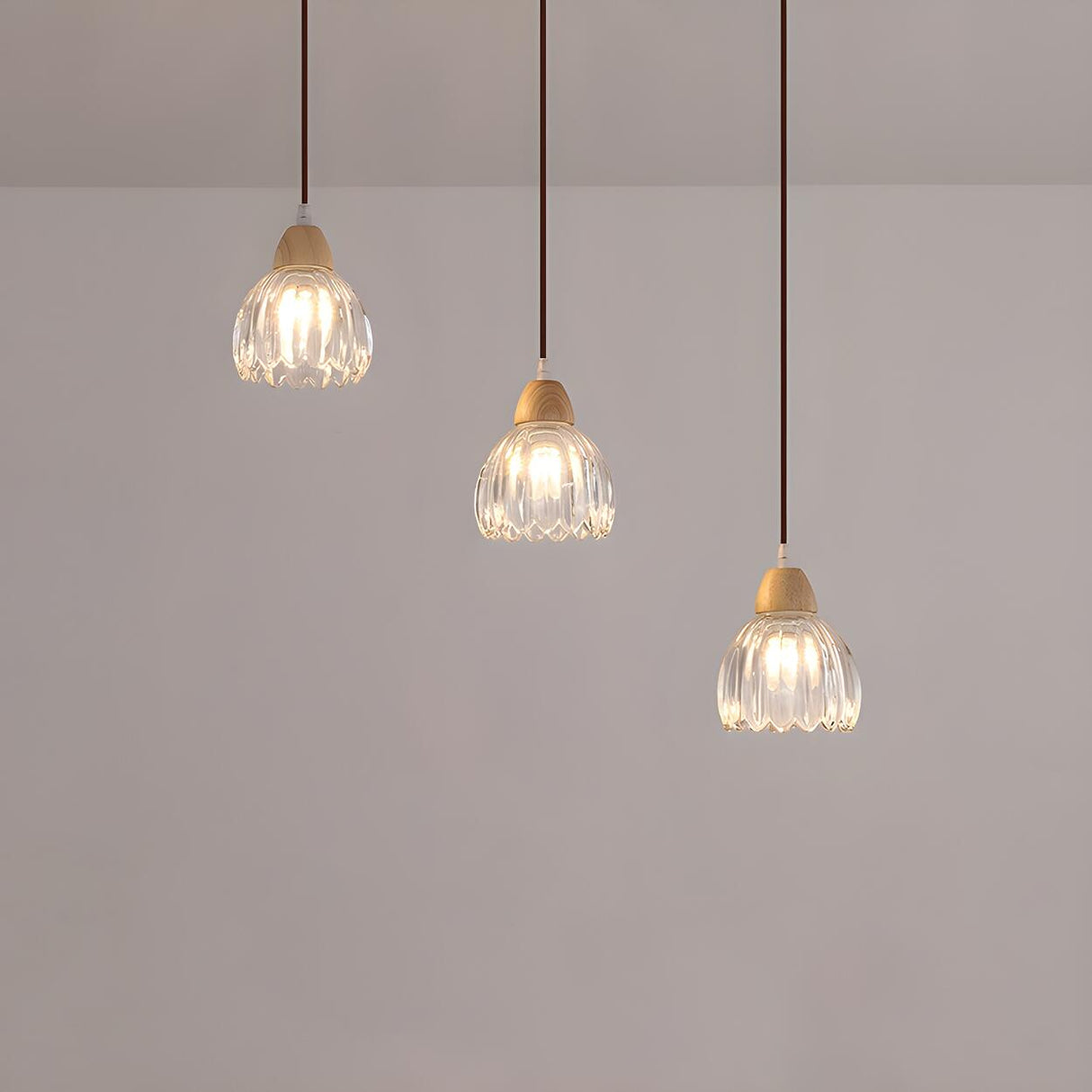 3-Light Scandinavian Flower Island Pendant Light Image - 7