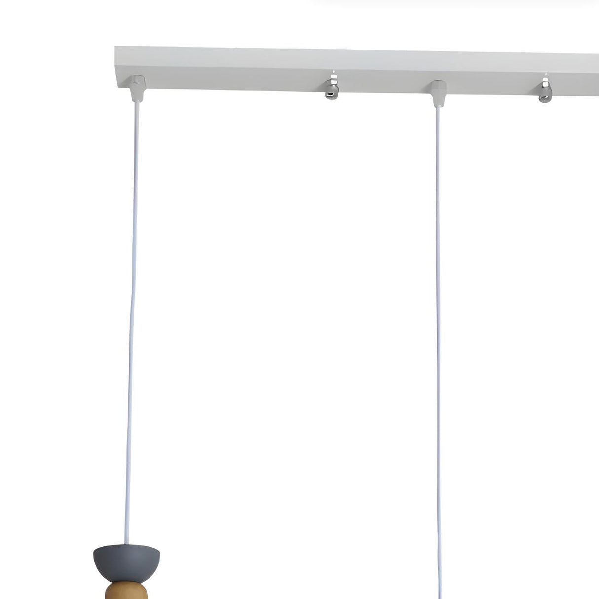3-Light Scandinavian Multi-Color Cone Island Light Image - 9